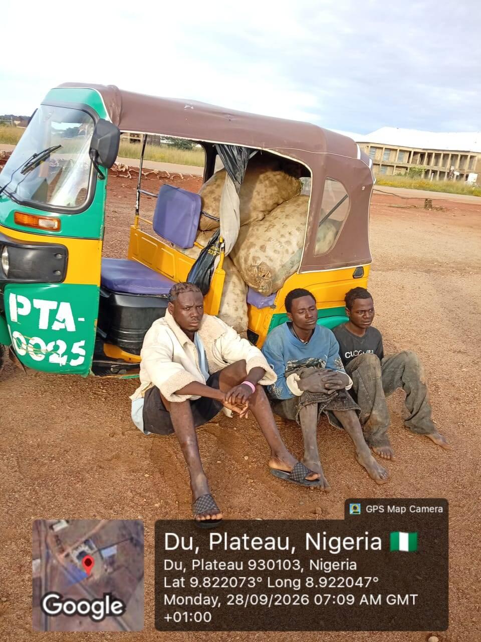 Troops arrest four suspects over potato theft, raid…