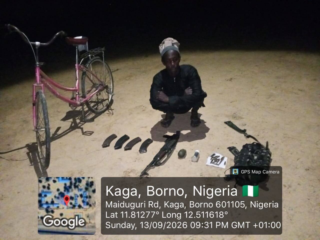 Repentant Boko Haram member surrenders with AK-47,…