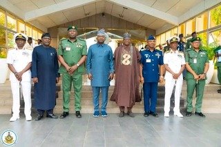 CAS, defence Minister, Service chiefs meet on strategic direction at NDC&hellip;