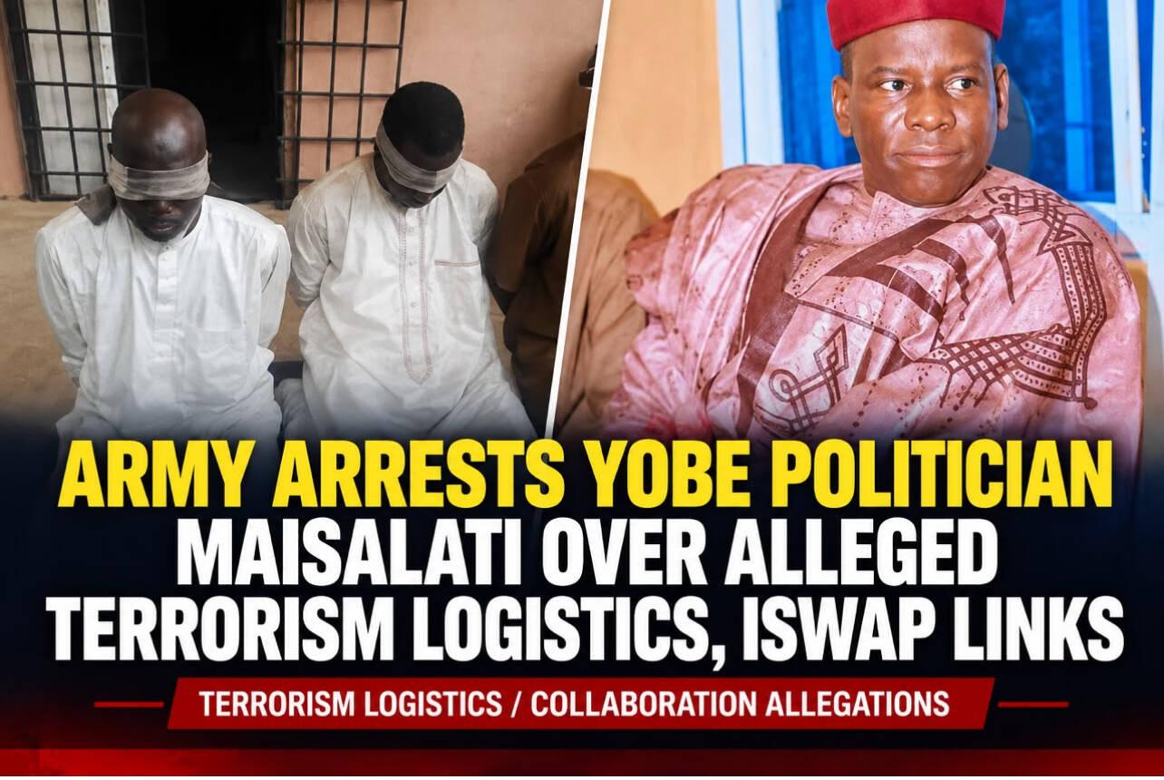 Army arrest Yobe politician, Maisalati, over allegations…