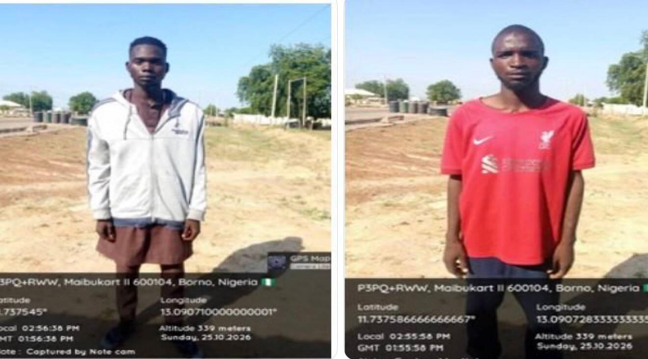 Troops Arrest Two Suspected ISWAP Logistics Suppliers…