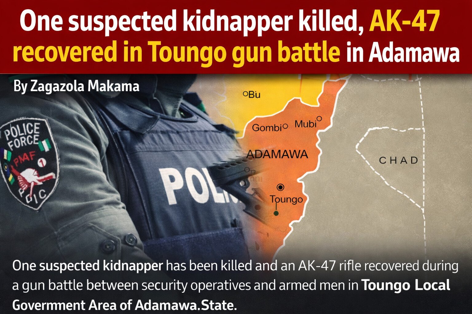 One suspected kidnapper killed, AK-47 recovered in&hellip;