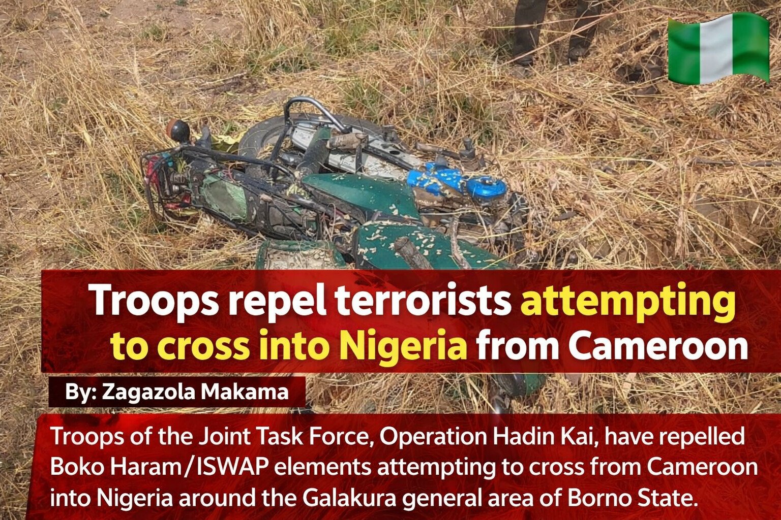 Troops repel terrorists attempting to cross into Nigeria&hellip;
