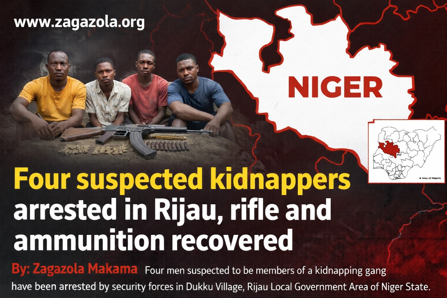 Four suspected kidnappers arrested in rijau, rifle…