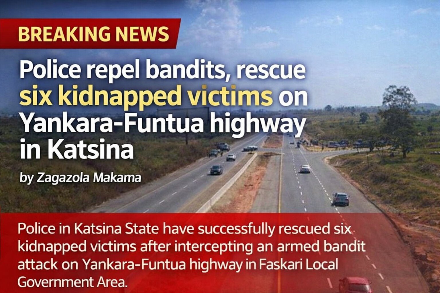 Police repel bandits, rescue six kidnapped victims&hellip;