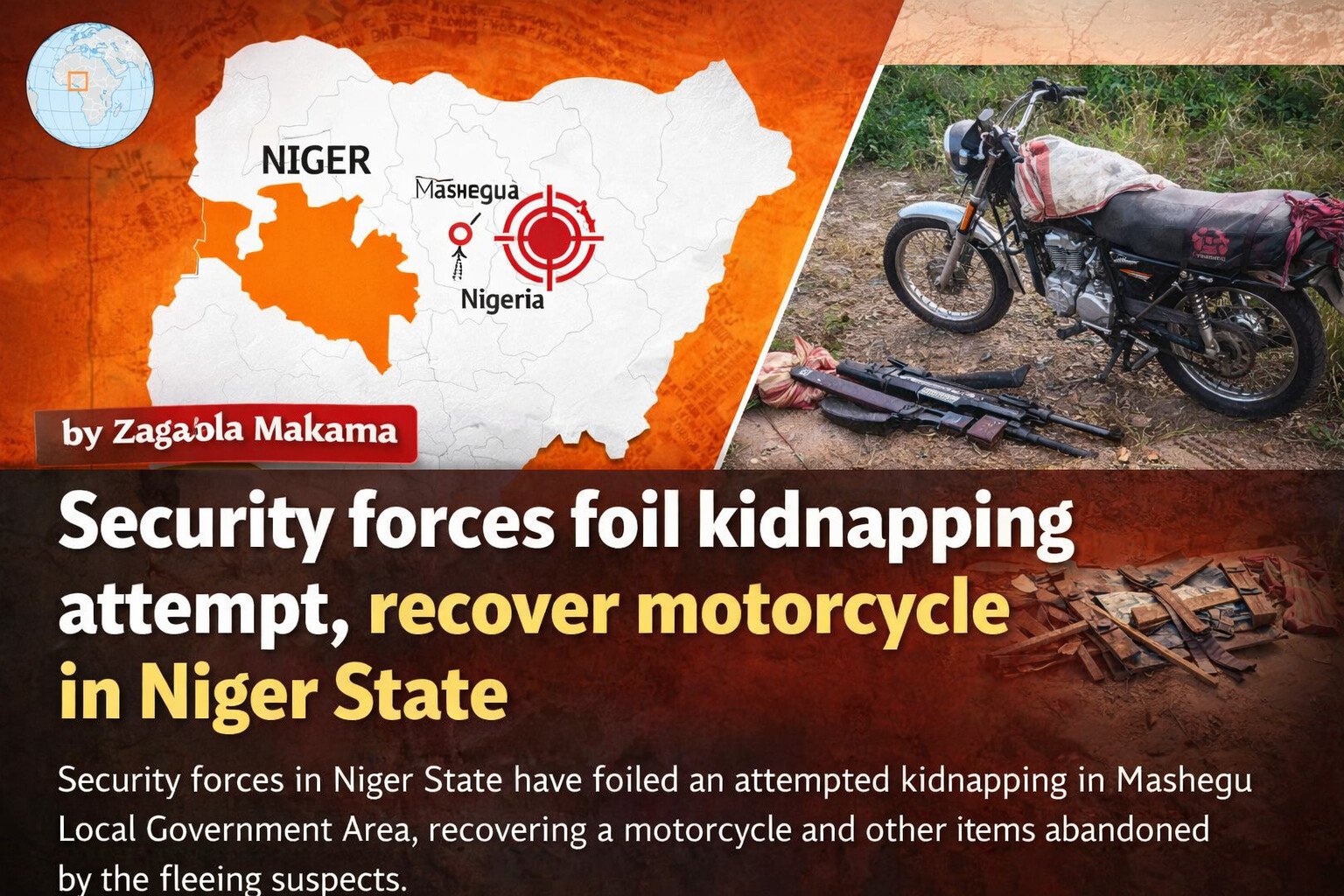 Security forces foil kidnapping attempt, recover motorcycle…