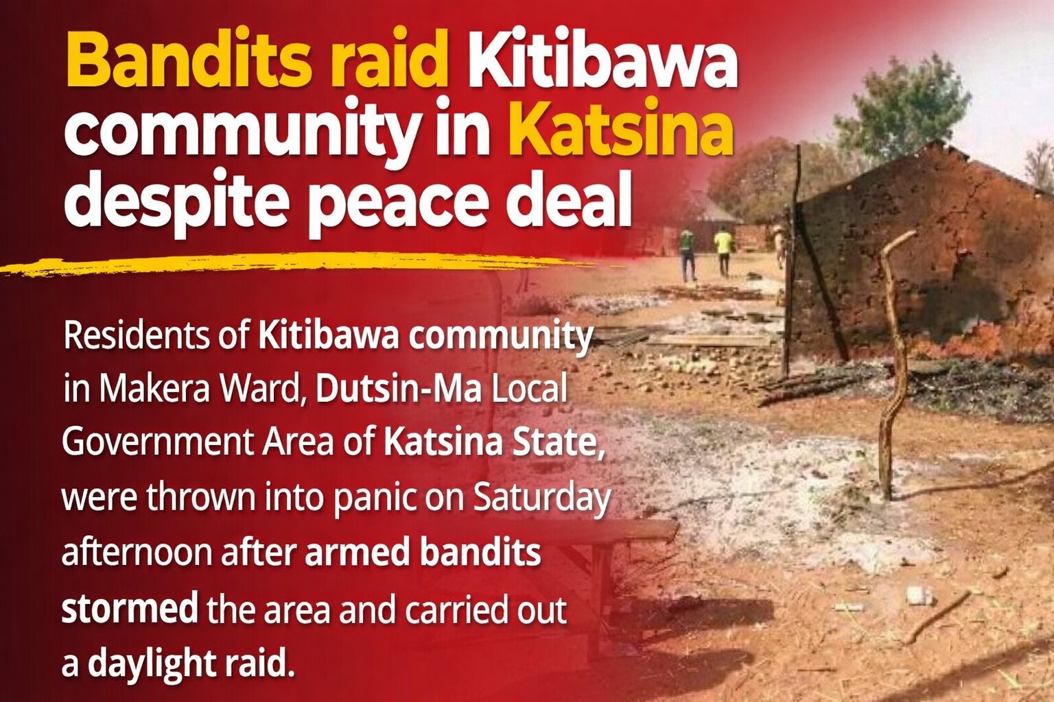 Bandits raid Kitibawa community in Katsina despite&hellip;