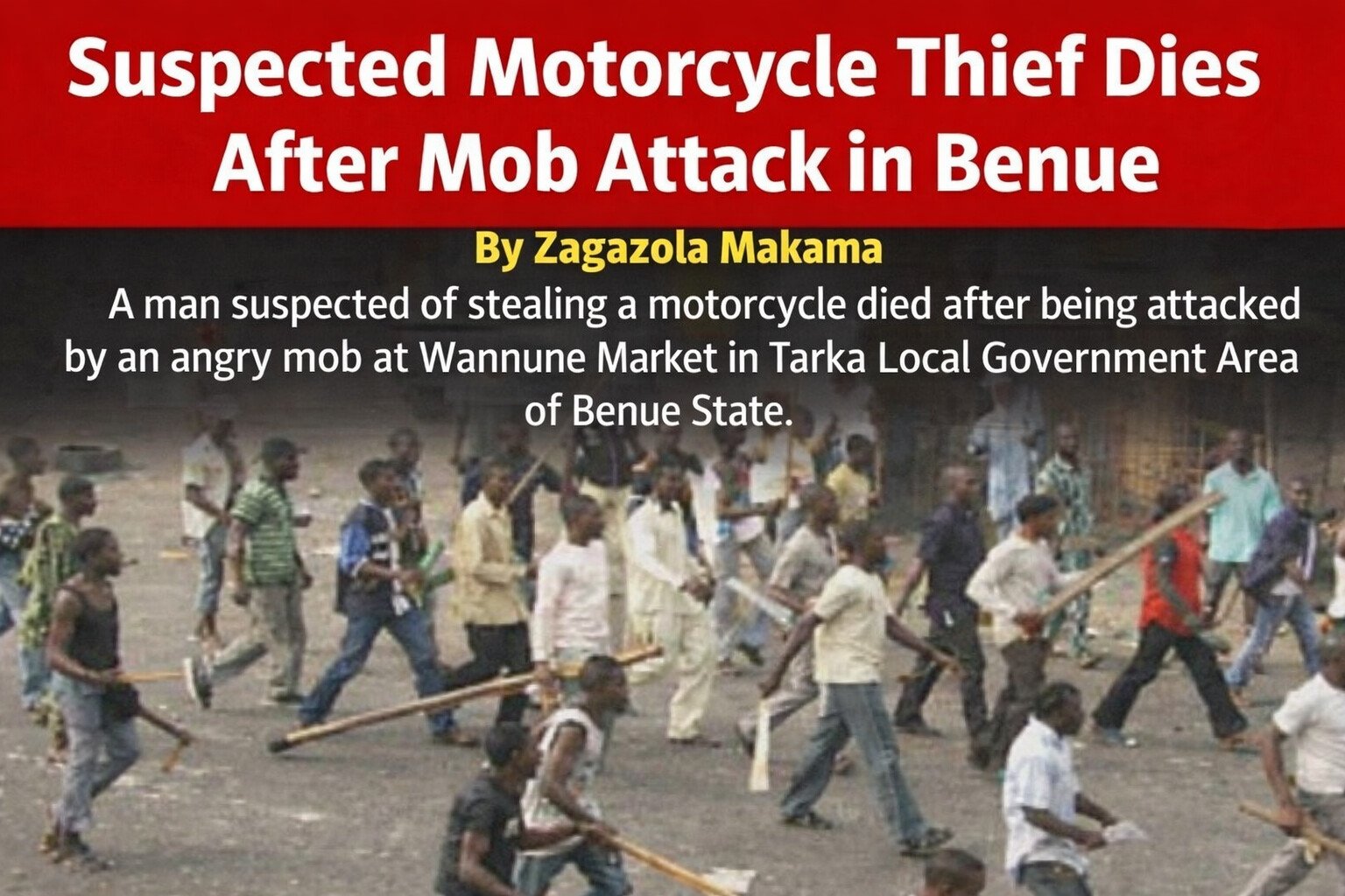 Suspected motorcycle thief dies after mob attack in…