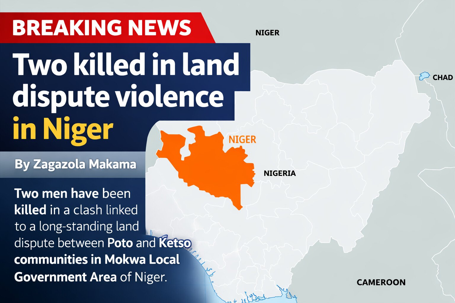 Two killed in land dispute violence in Niger