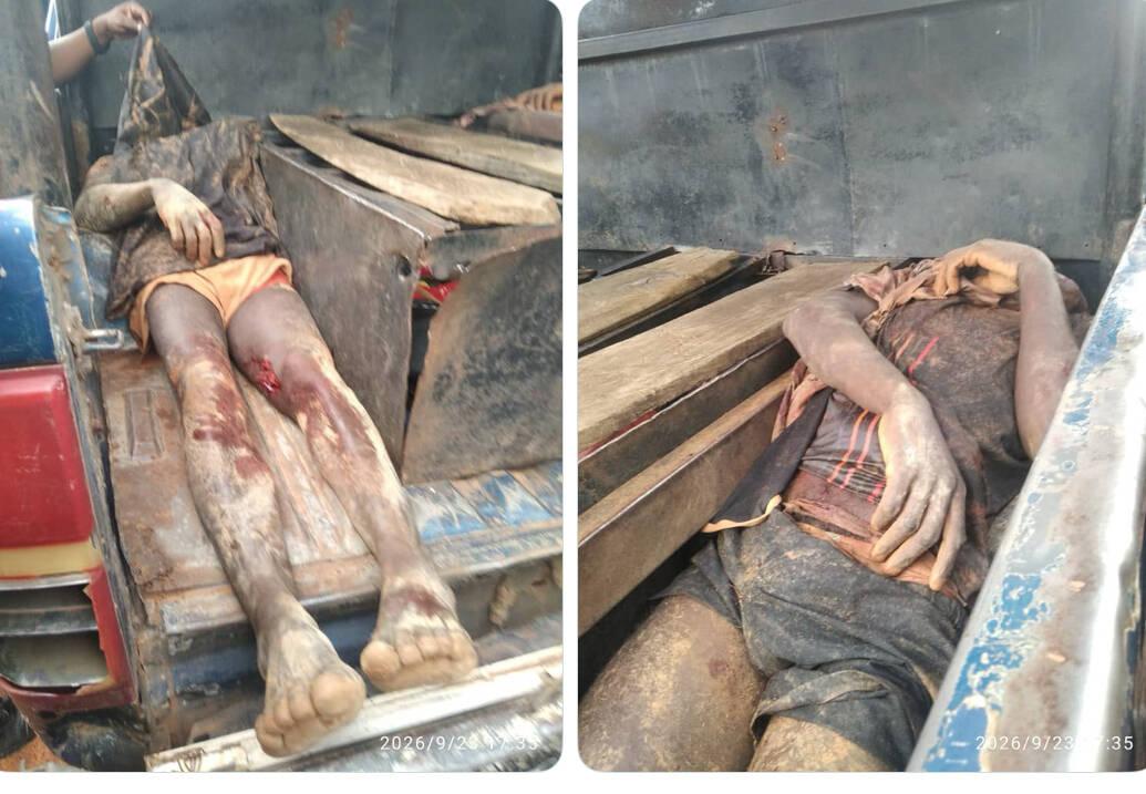Two corpses discovered at mining site allegedly killed…