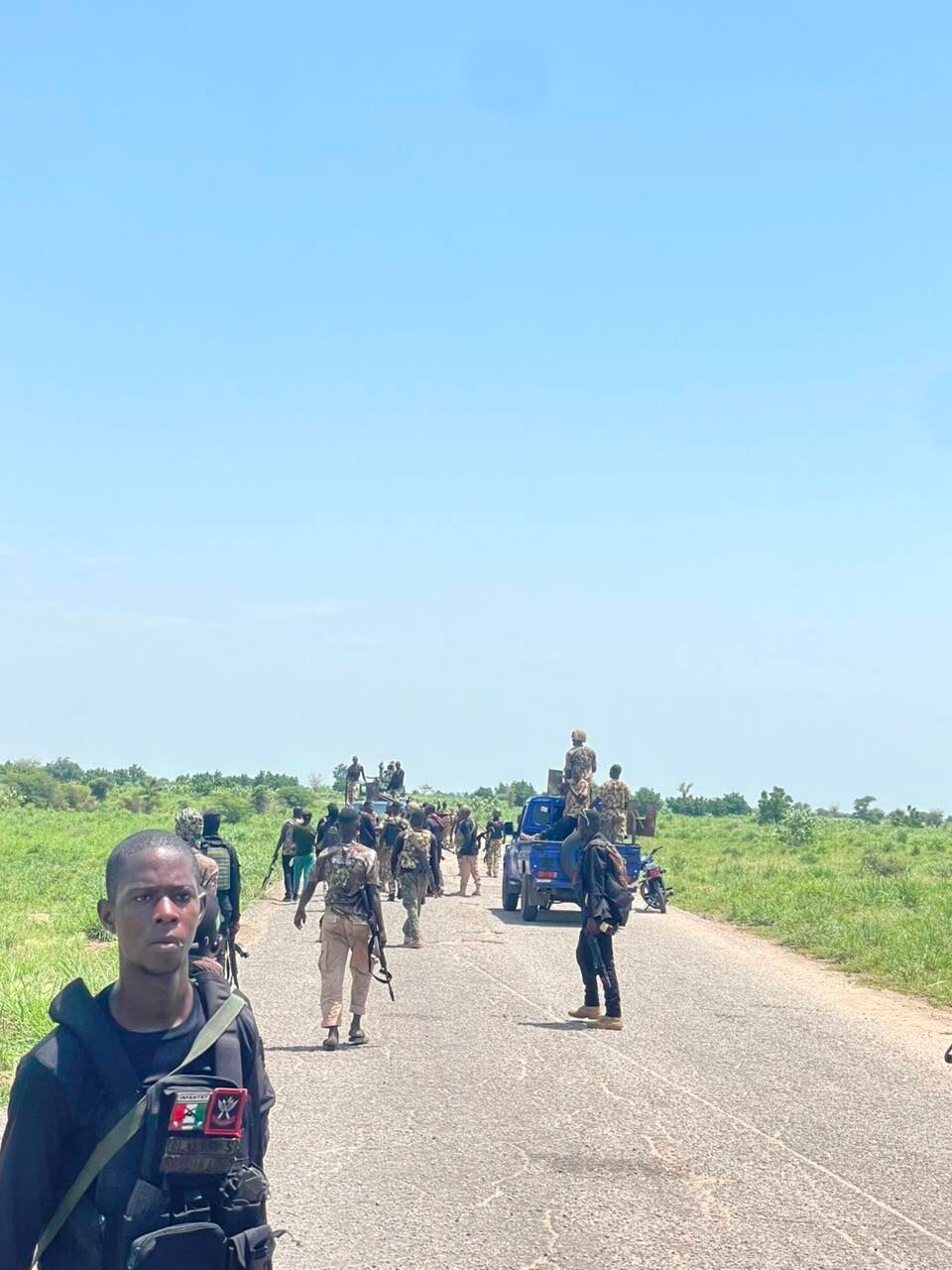 Four terrorist family members surrender to troops in…