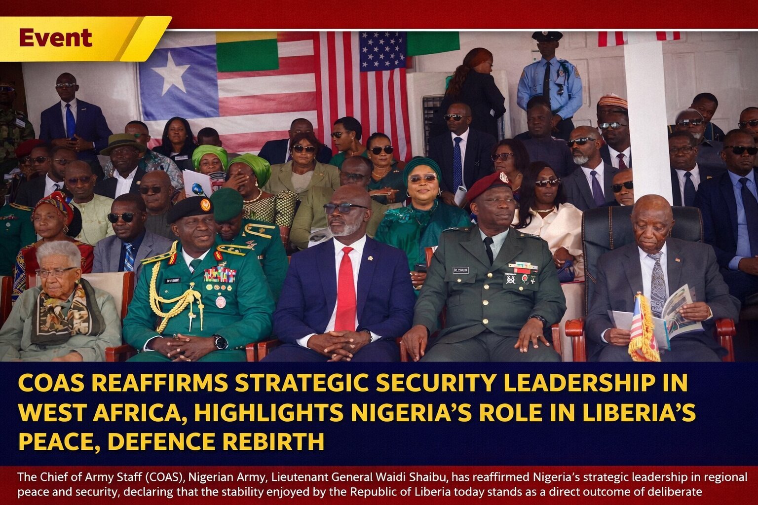 COAS REAFFIRMS STRATEGIC SECURITY LEADERSHIP IN WEST&hellip;