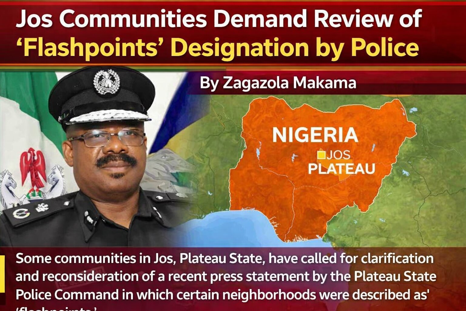 Jos Communities Demand Review of ‘Flashpoints’…