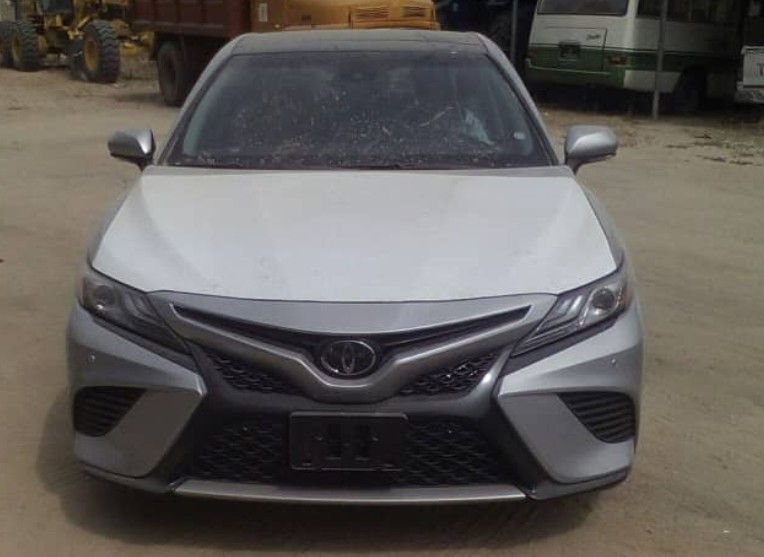 Silver sedan