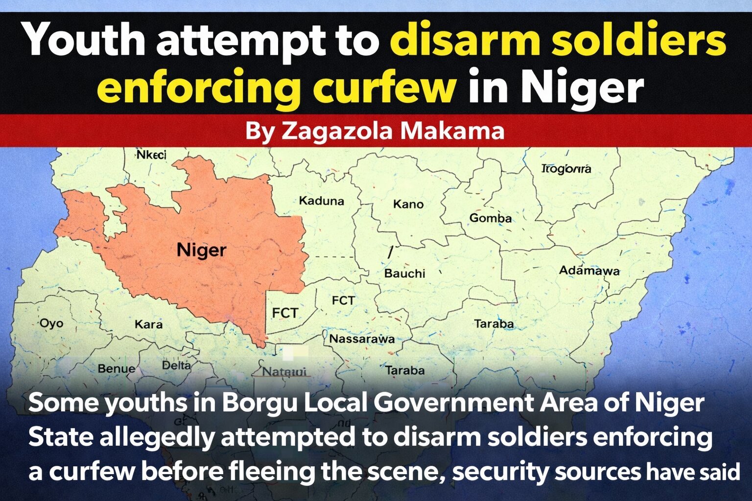 Youth attempt to disarm soldiers enforcing curfew in&hellip;