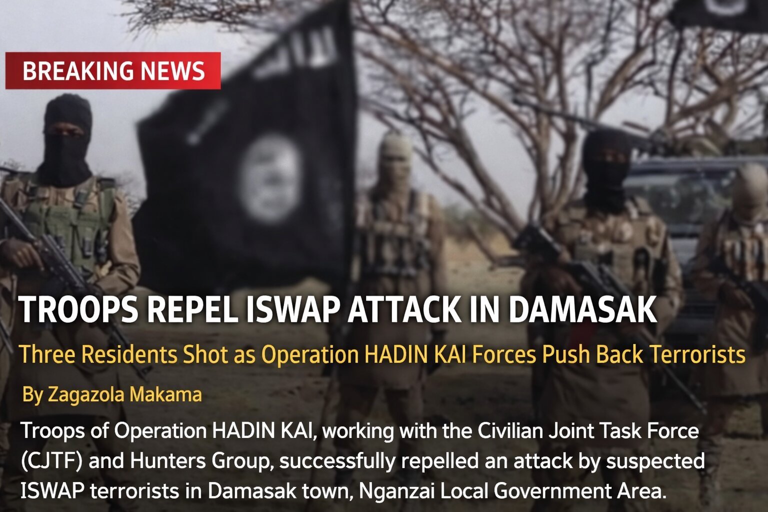 Troops of Operation HADIN KAI repel ISWAP attack in…
